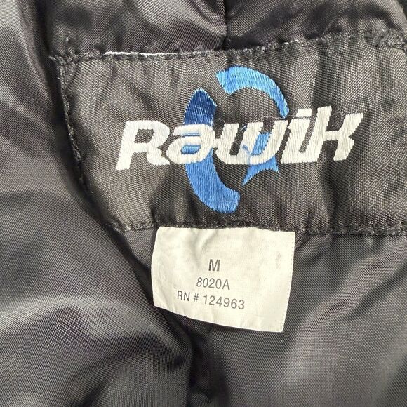 Rawik Skiwear Womens Size M Insulated Black Nylon Snow Pants Ski Bibs Waterproof - Picture 3 of 10